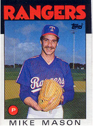 1986 Topps Baseball Cards      189     Mike Mason